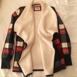 Abercrombie & Fitch Sherpa cardigan